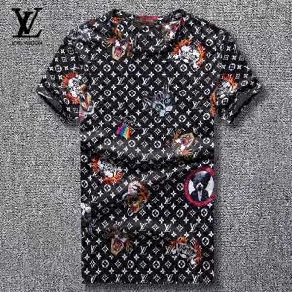 リラックススタイルが実現 ルイ ヴィトン LOUIS VUITTON Tシャツ/ティーシャツ 3色可選 《2026年》今、注目のストリート