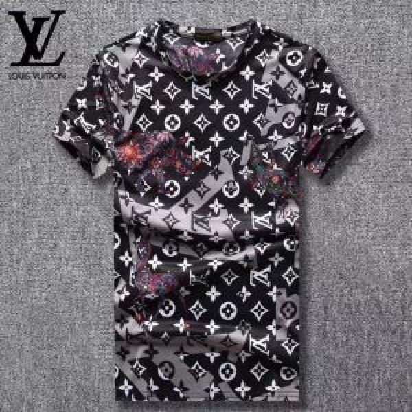2026年最新ファッション  Tシャツ/ティーシャツ 2色可選 高級感が好評です ルイ ヴィトン LOUIS VUITTON