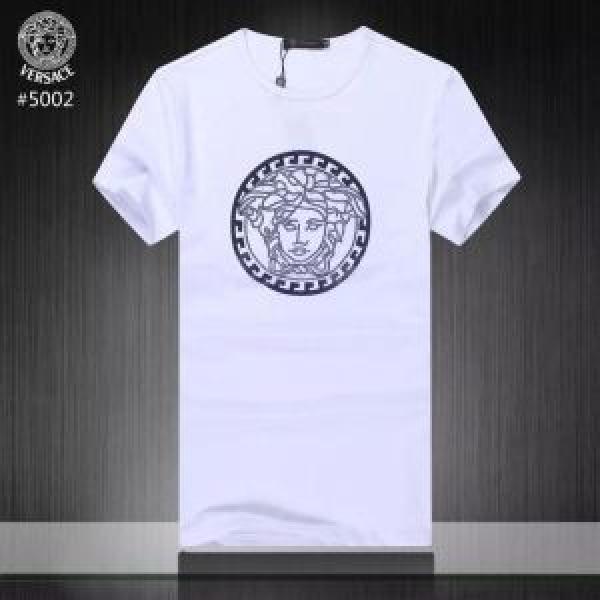 3色可選 季節をまたい新作アイテム  Tシャツ/ティーシャツ  2026夏ファション新品 ヴェルサーチVERSACE