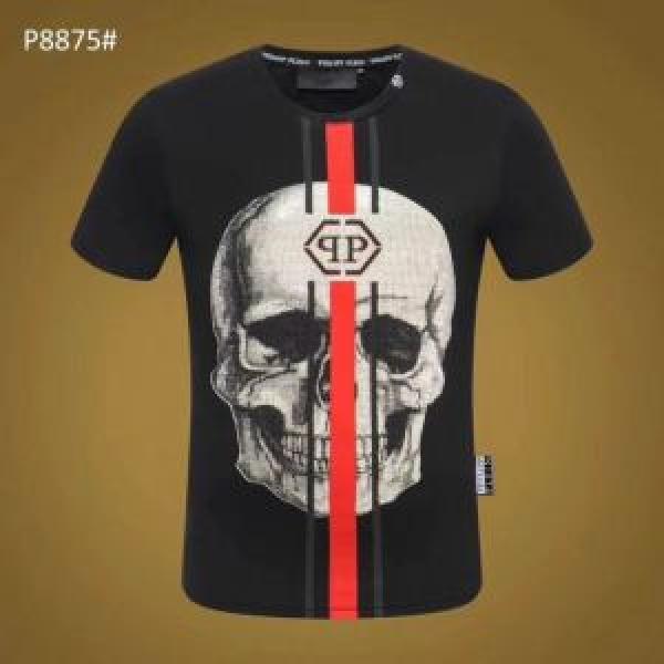 2026年の春夏に着たい Tシャツ/ティーシャツ フィリッププレイン透け感優しい  PHILIPP PLEIN 2色可選