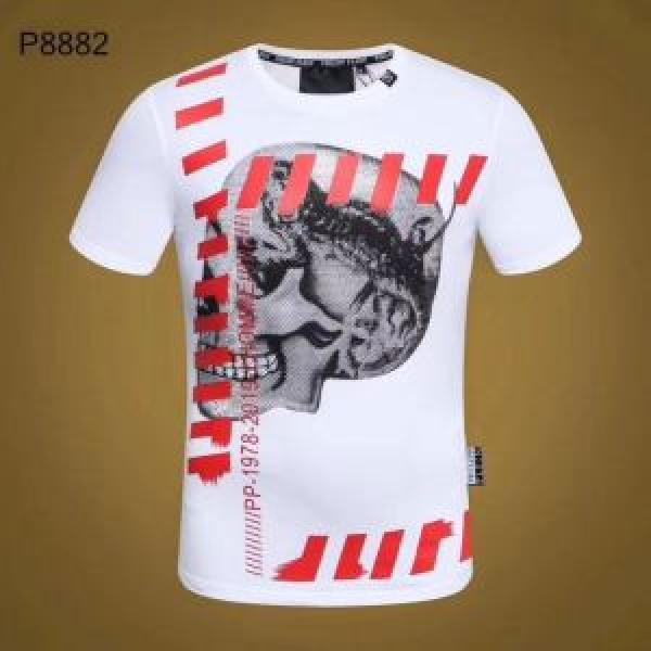 2026春夏トレンドアイテム Tシャツ/ティーシャツ フィリッププレイン PHILIPP PLEIN 2色可選 大人の可愛さを引き立て