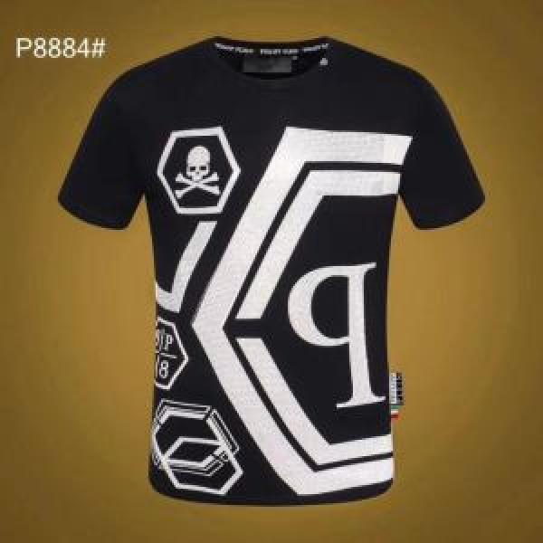 2色可選  抜け感スゴイ Tシャツ/ティーシャツ フィリッププレイン 2026春夏も引き続き人気セール PHILIPP PLEIN