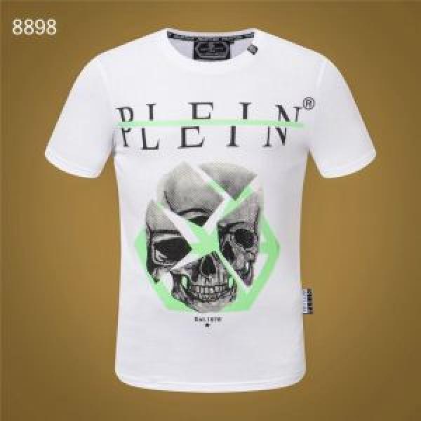 大人の余裕が漂う Tシャツ/ティーシャツ フィリッププレイン PHILIPP PLEIN 2色可選夏っぽさ新作アイテム