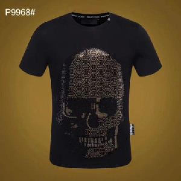 Tシャツ/ティーシャツ きれいめ派に上質 フィリッププレイン PHILIPP PLEIN 知的な雰囲気夏着物
