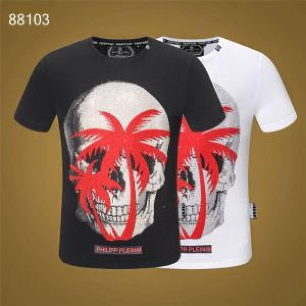 Tシャツ/ティーシャツ 2色可選 ぐっと鮮度がアップ フィリッププレイン PHILIPP PLEIN 2025年春夏のトレンドアイテム