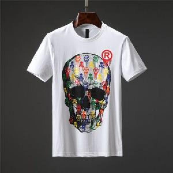 フィリッププレイン PHILIPP PLEIN 春夏らしい華やか Tシャツ/ティーシャツ 2色可選ドレスアップ効果も抜群