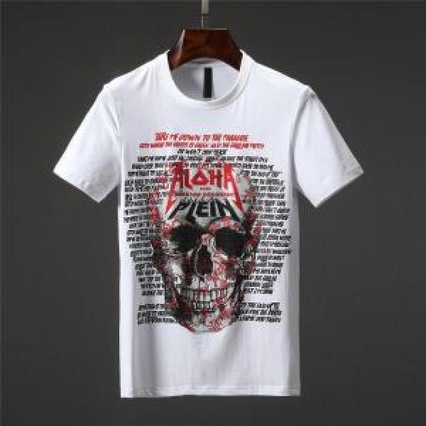 2色可選リラックススタイルが実現 Tシャツ/ティーシャツ フィリッププレイン PHILIPP PLEIN  《2026年》今、注目のストリート