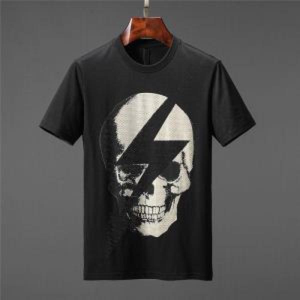大人の可愛さを引き立て Tシャツ/ティーシャツ2色可選  フィリッププレイン PHILIPP PLEIN  今年流大人っぽさ