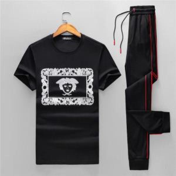 半袖 上下セット【2026春夏】最新コレクション VERSACE ヴェルサーチ新作限定早い者勝ち