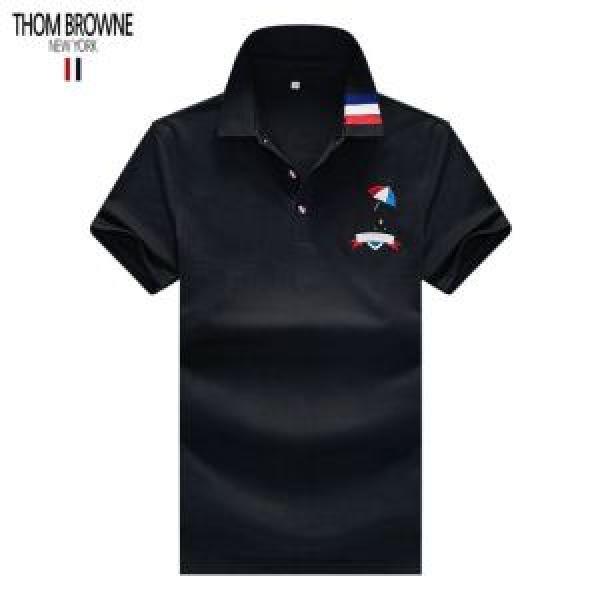 THOM BROWNE 優しげ人気アイテム トムブラウン 3色可選   Tシャツ/ティーシャツ 春夏の流行り2025新品
