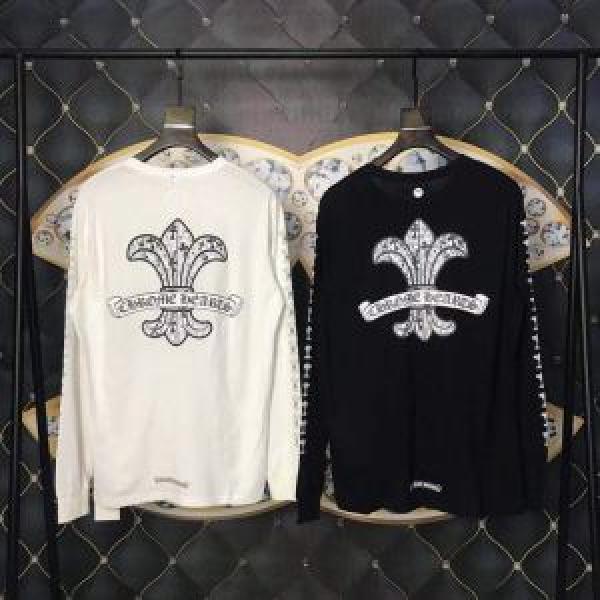 激レア 入手困難クロムハーツ人気話題 2色可選CHROME HEARTS2026夏ファション新品長袖Tシャツ