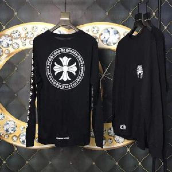 2026夏ファション新品 CHROME HEARTS クロムハーツ春夏のトレンドアイテム 長袖Tシャツ流行アイテム