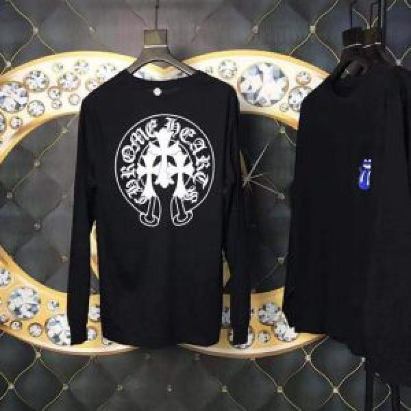 今注目度が上がって 長袖Tシャツ2026年春夏のトレンド CHROME HEARTS クロムハーツ大人っぽさ