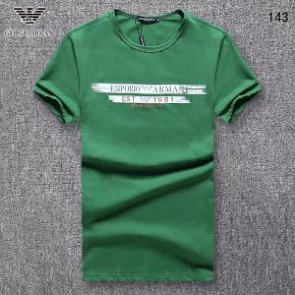 3色可選 2026SSのトレンド商品 欠かせない限定アイテム 半袖Tシャツ ARMANI アルマーニ
