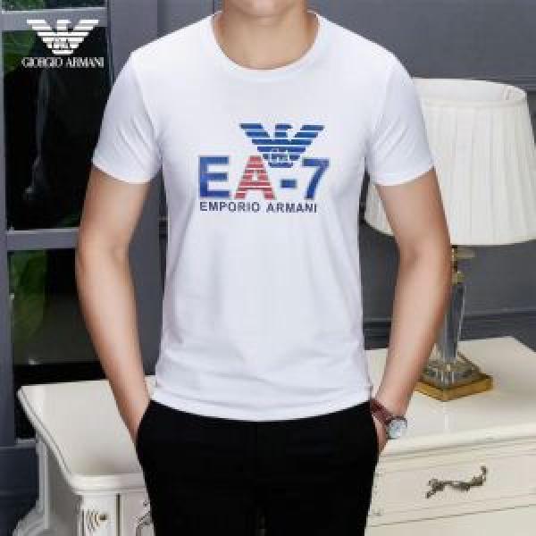 ARMANI アルマーニ  半袖Tシャツ 2色可選 海外セレブは大人気 おしゃれな夏ファッション2026