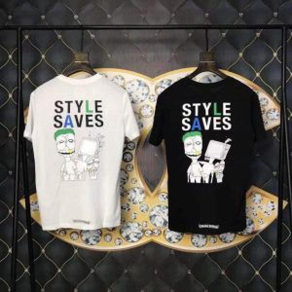 春夏の流行り2026新品 CHROME HEARTS クロムハーツ夏新品完売間近半袖Tシャツ 2色可選