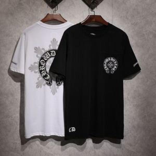 キレイめ感が強いCHROME HEARTS 半袖Tシャツ今流行りの最新コレクションクロムハーツ2色可選