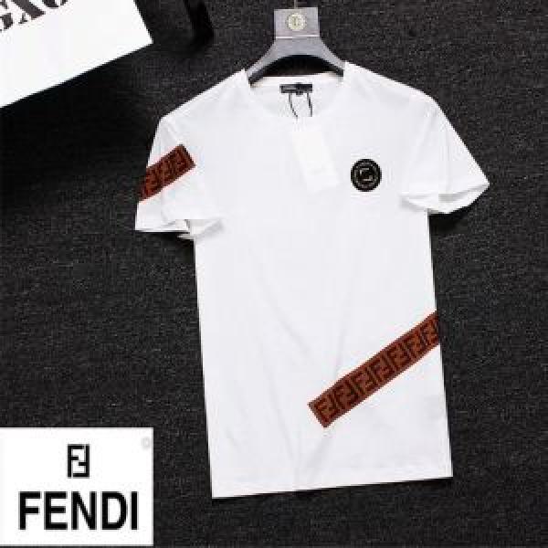 FENDI フェンディ半袖Tシャツ 3色可選 魅力的なカラー使い 抜け感のある夏着物 2026夏色っぽさ