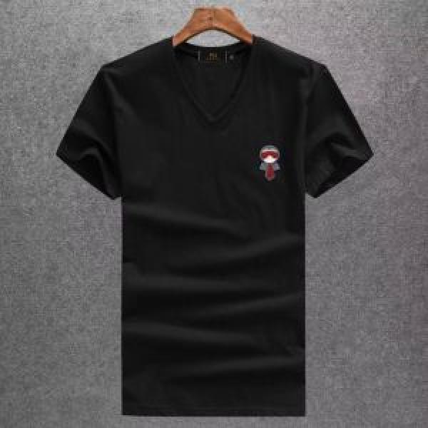 3色可選 半袖Tシャツ 2025春夏のトレンド新商品 爽やかカジュアル人気 FENDI フェンディ