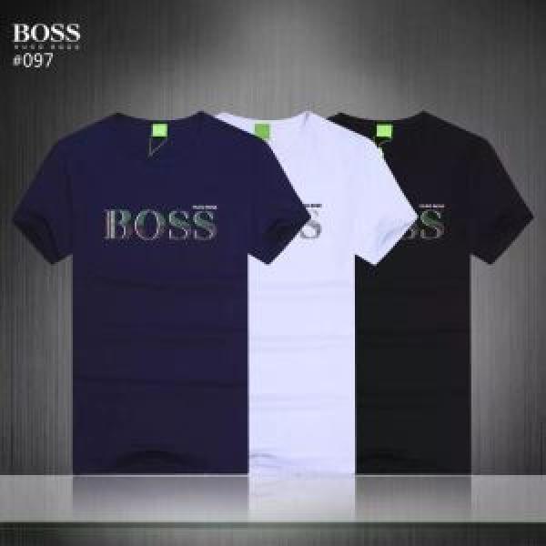大人っぽく着こなし HUGO BOSS ヒューゴボス 半袖Tシャツ 3色可選 【2026年】夏のファッション