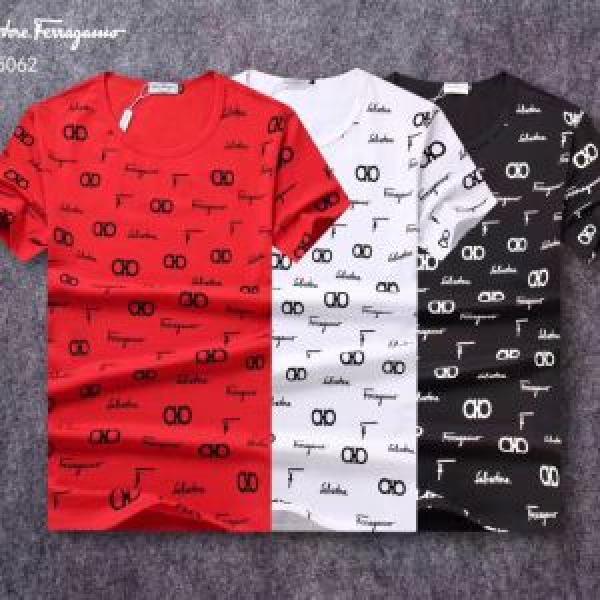 FERRAGAMO サルヴァトーレフェラガモ 半袖Tシャツ 3色可選 目を引く春夏トップス 2026年春夏のトレンドアイテム