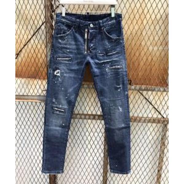 2026春夏は人気定番 抜け感のあるキレイめ ディースクエアード DSQUARED2 テーパードデニムパンツ