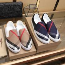 魅力的なカラー使い BURBERRY バーバリー カジュアルシューズ 2色可選 大人カジュアル夏ファッション2025