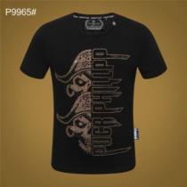 Tシャツ/ティーシャツ サラサラの着心地 フィリッププレイン 春夏の流行り2026新品 PHILIPP PLEIN 大人っぽく仕上げ