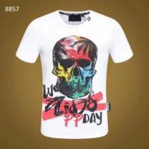 2色可選 リッチな印象に Tシャツ/ティーシャツ フィリッププレイン PHILIPP PLEIN 2026春夏も引き続き人気セール