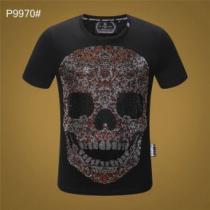PHILIPP PLEIN  夏の大人カジュアルスタイル Tシャツ/ティーシャツ フィリッププレイン 2025春夏も引き続き人気セール