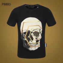 リラックススタイルが実現 Tシャツ/ティーシャツ 《2026年》今、注目のストリート フィリッププレイン PHILIPP PLEIN 2色可選