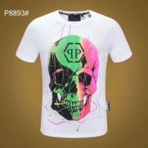春夏の流行りトップス Tシャツ/ティーシャツ フィリッププレイン2026春夏も引き続きトレンド  PHILIPP PLEIN 2色可選