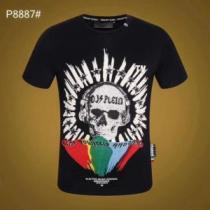 フィリッププレイン PHILIPP PLEIN  大人っぽく仕上げ Tシャツ/ティーシャツ 2色可選 春夏の流行り2025新品
