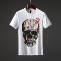 フィリッププレイン PHILIPP PLEIN 春夏らしい華やか Tシャツ/ティーシャツ 2色可選ドレスアップ効果も抜群
