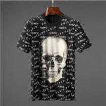 フィリッププレイン PHILIPP PLEIN  きちんと感が抜群 Tシャツ/ティーシャツ 2色可選 2025春夏のトレンド新商品