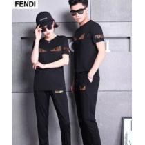 この夏に大満喫できる 半袖 上下セット 話題沸騰中の2026夏季新作 FENDI フェンディ 夏季最新アイテム