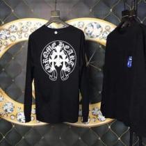 今注目度が上がって 長袖Tシャツ2026年春夏のトレンド CHROME HEARTS クロムハーツ大人っぽさ