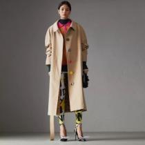 BURBERRY ロングコート新商品☆完売必至 バーバリー2026SS 最新先取りおしゃれなロゴ入り