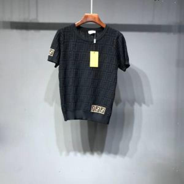 FENDI フェンディ 半袖Tシャツ 3色可選 最も目立ったブランド新品 2026年最新ファッション