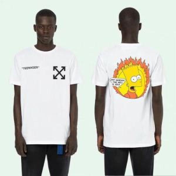 春夏に役立つカジュアル 2026年春夏のトレンドアイテム Off-White オフホワイト 半袖Tシャツ 2色可選