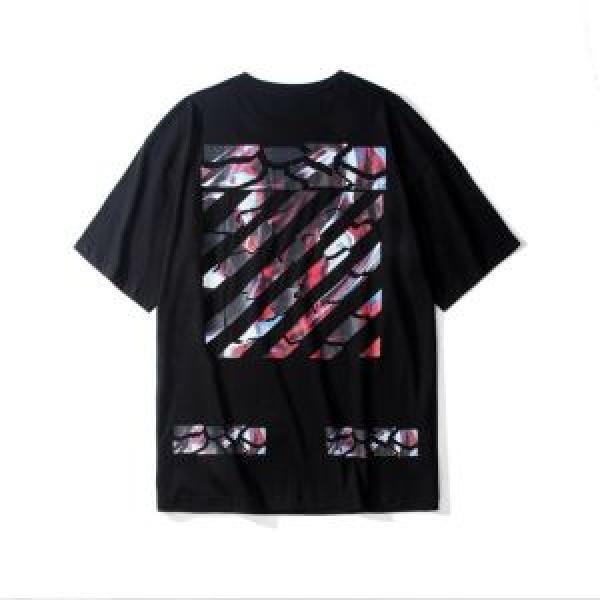 夏気分UP最新コレクション 2026年春夏シーズンの人気 Off-White オフホワイト 半袖Tシャツ OFF BLACK 2色可選