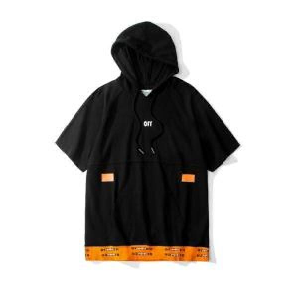 Off-White オフホワイト 半袖Tシャツ OFF BLACK 2色可選 知的な夏のスタイル 2026春夏も引き続き人気セール