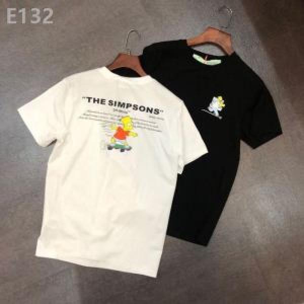 海外セレブは大人気 Off-White オフホワイト 半袖Tシャツ 2026春夏人気トレンドアイテム 2色可選