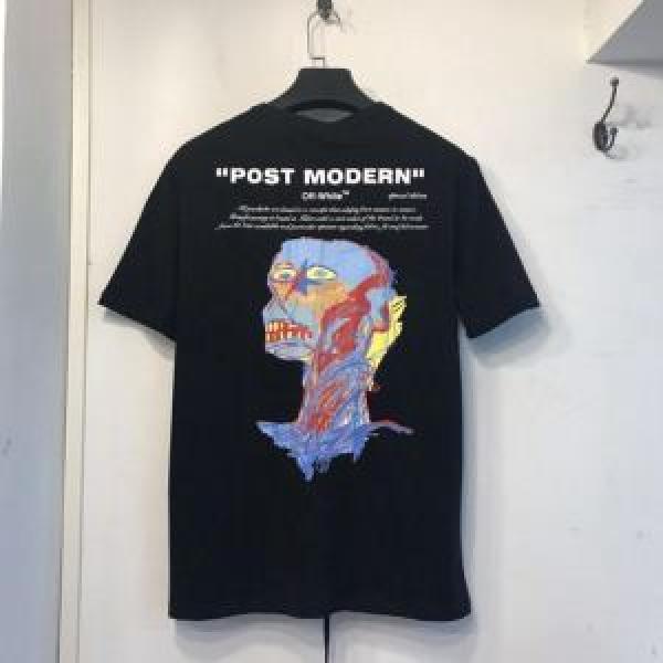 スタイルアップ効果 Off-White オフホワイト 半袖Tシャツ off-white 19 2026春夏も引き続き人気セール