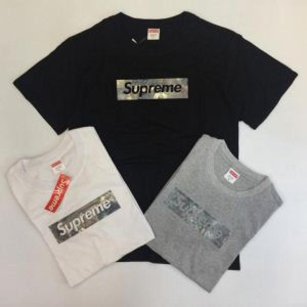 3色可選 おしゃれな夏ファッション2026 リッチな印象に シュプリーム SUPREME 半袖Tシャツ