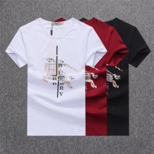 Tシャツ/ティーシャツ 3色可選 おしゃれな夏ファッション2025 快適な着心地 バーバリー BURBERRY