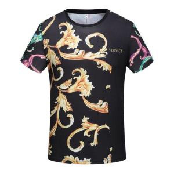 最新のトレンドブランド人気的 VERSACE ヴェルサーチ 半袖Tシャツ 2026春夏は人気定番