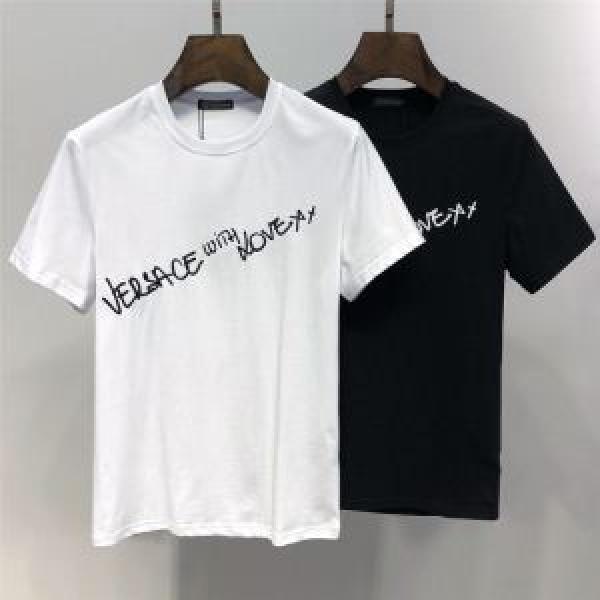 VERSACE ヴェルサーチ 半袖Tシャツ 2色可選 今季トレンドの限定アイテム 2026年春夏流行ファッション