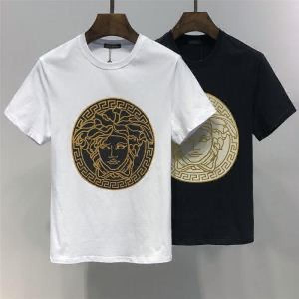 2色可選 半袖Tシャツ 春夏の流行り2026新品 今期のトレンド定番アイテム VERSACE ヴェルサーチ
