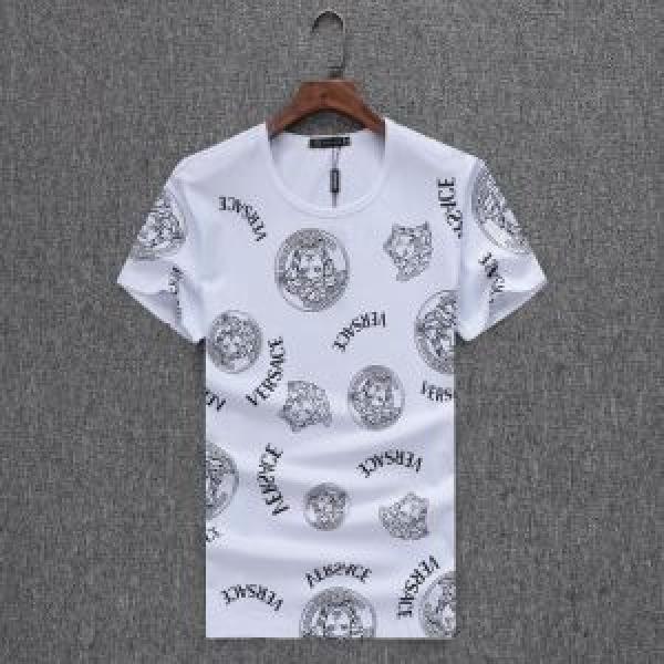 る春夏おすすめの人気商品 2026夏ファション新品 VERSACE ヴェルサーチ 半袖Tシャツ 3色可選